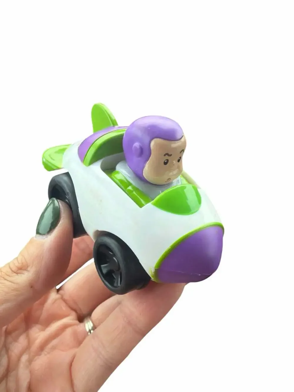 Fisher-Price Little People Wheelies Toy Story Buzz Lightyear Rocket Car